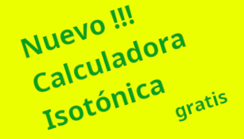 Calculadora Isotónica gratuita